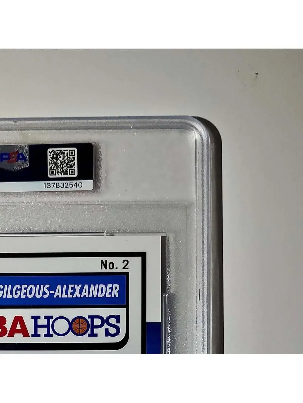 Shai Gilgeous-Alexander 2023 Panini Premium Stock NBA Hoops #2 Jumbo PSA 9 Mint